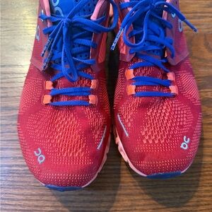 ON Running Red and Blue Sneakers